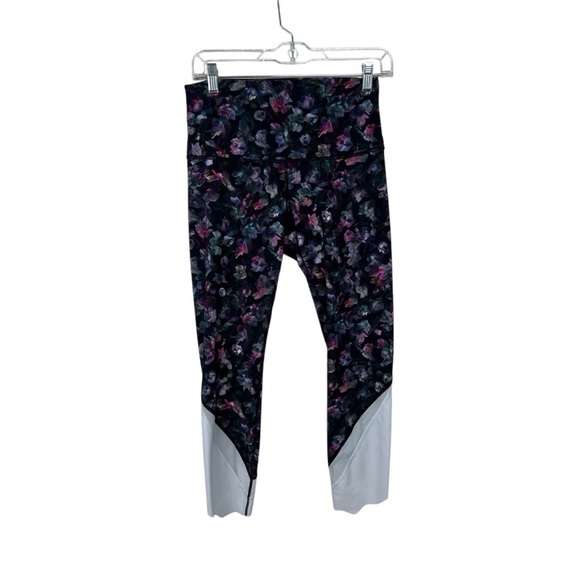 Lululemon Wunder Under Crop High-Rise *Roll Down Scallop Hem Luxtreme Floral - Picture 1 of 4